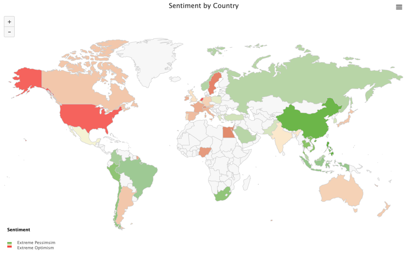 optimism index geo map sentiment world